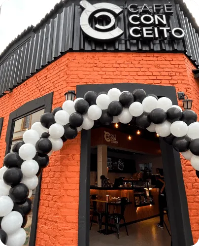 Café Conceito — Fachada Externa